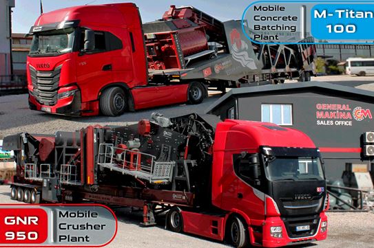 Mobile Crusher & Concrete Batching Plant Export | GENERAL MAKINA