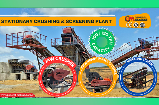 150 TPH CAPACITY BASALT CRUSHING & SCREENING PLANT