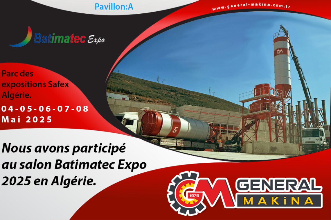 Nous participons au salon Batimatec Expo 2025 en Algérie