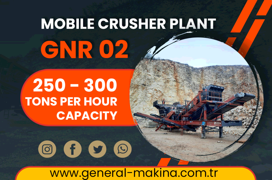 L'installation de l'usine mobile de concassage et de criblage GENERAL 02 - SERBIE