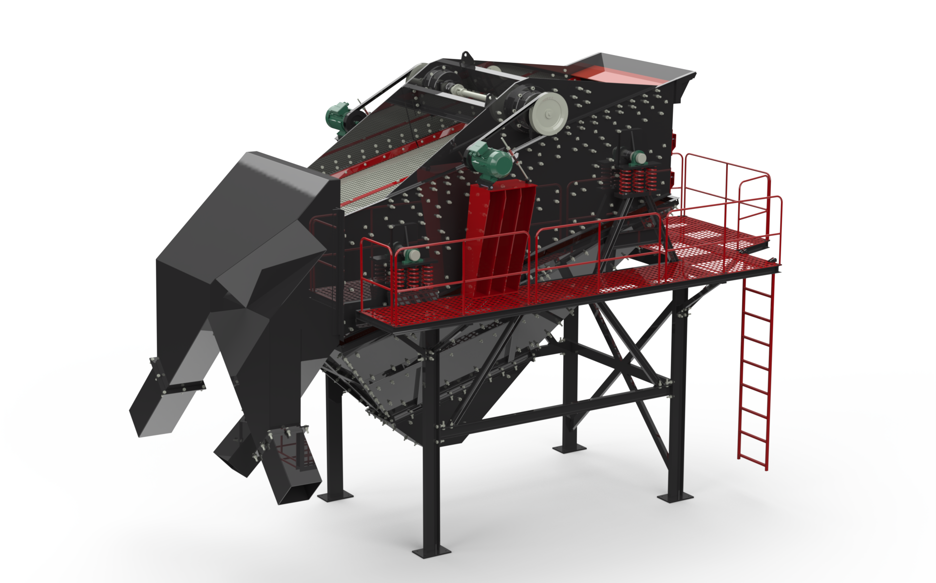 Criba de Accionamiento por Parte Superior