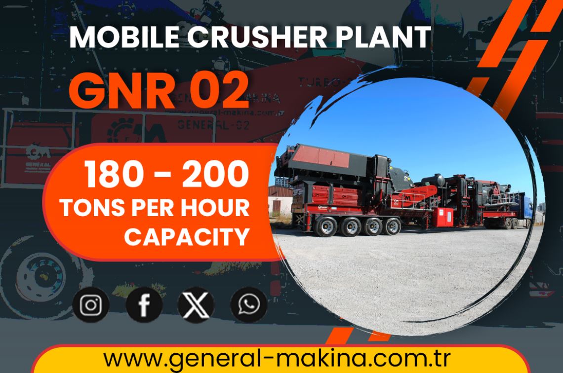 Envío de trituradora móvil General 02 – Balıkesir