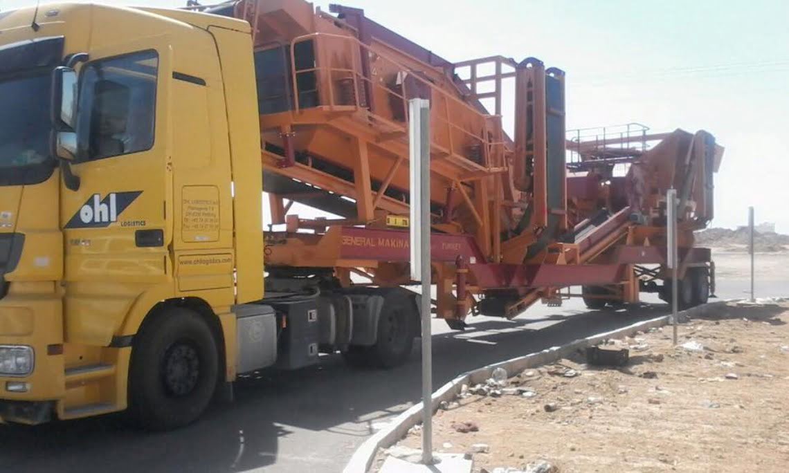 General 640 mobilno postrojenje za drobljenje i prosejavanje u Medini, Saudijska Arabija