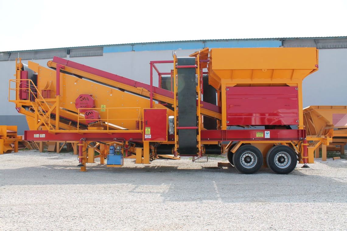GM-1650 Planta Móvil de Cribado está lista para la producción en Nevşehir.