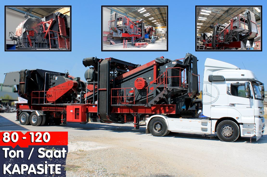 GNR 800 Planta Trituradora Móvil – Tekirdağ