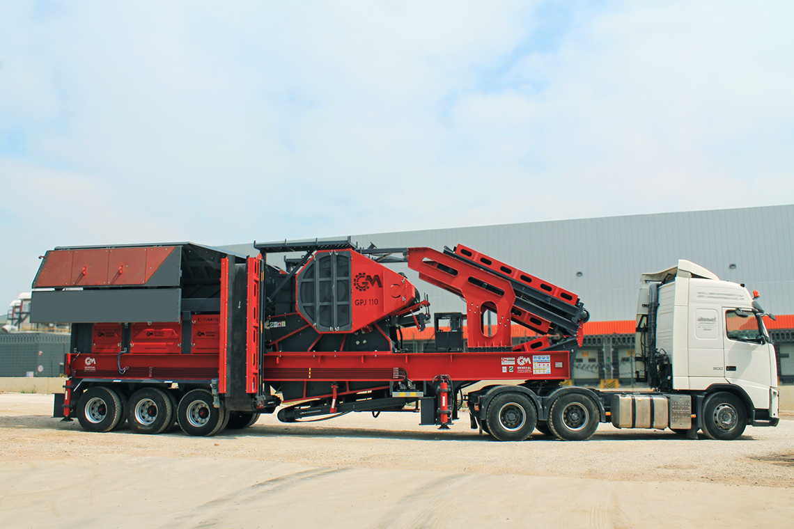 GNR - MC110 Le concasseur mobile à mâchoires