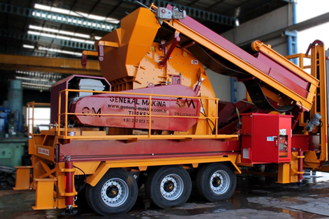 Mobile Secondary Impact Crusher System