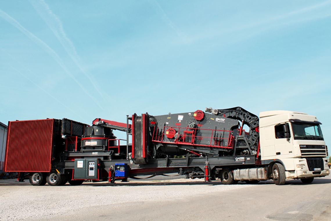 GNR - MVSI 900 Mobile Vertical Shaft Impact Crusher