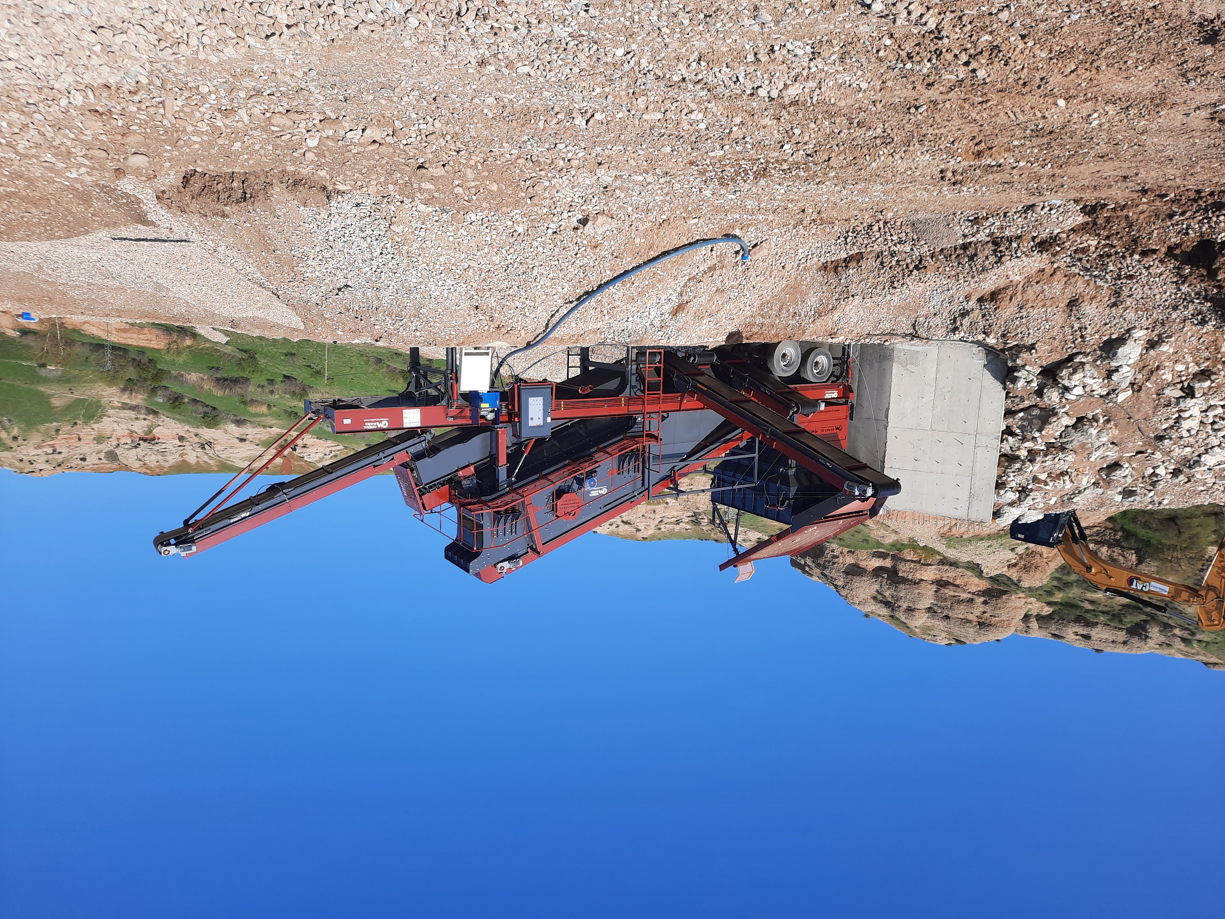 GNRM-YE 1650-Installation mobile de lavage et de criblage 4K - Turquie