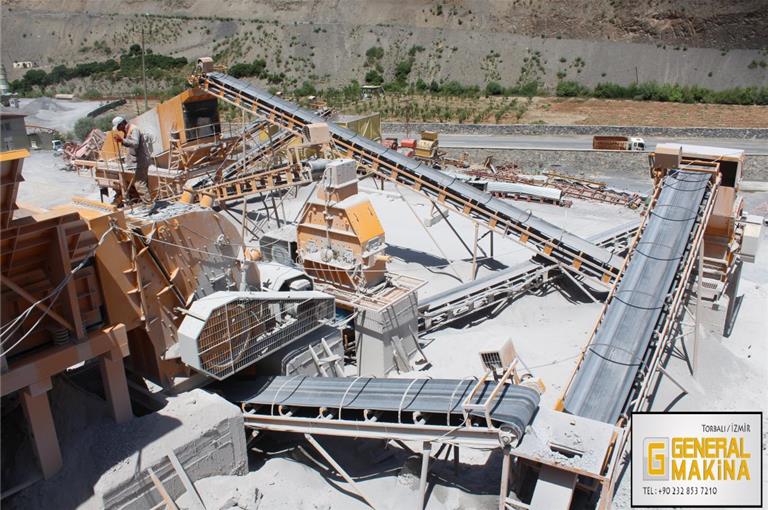 Hakkari'ye 350 T/S konkasör tesisi imalatı yapıldı