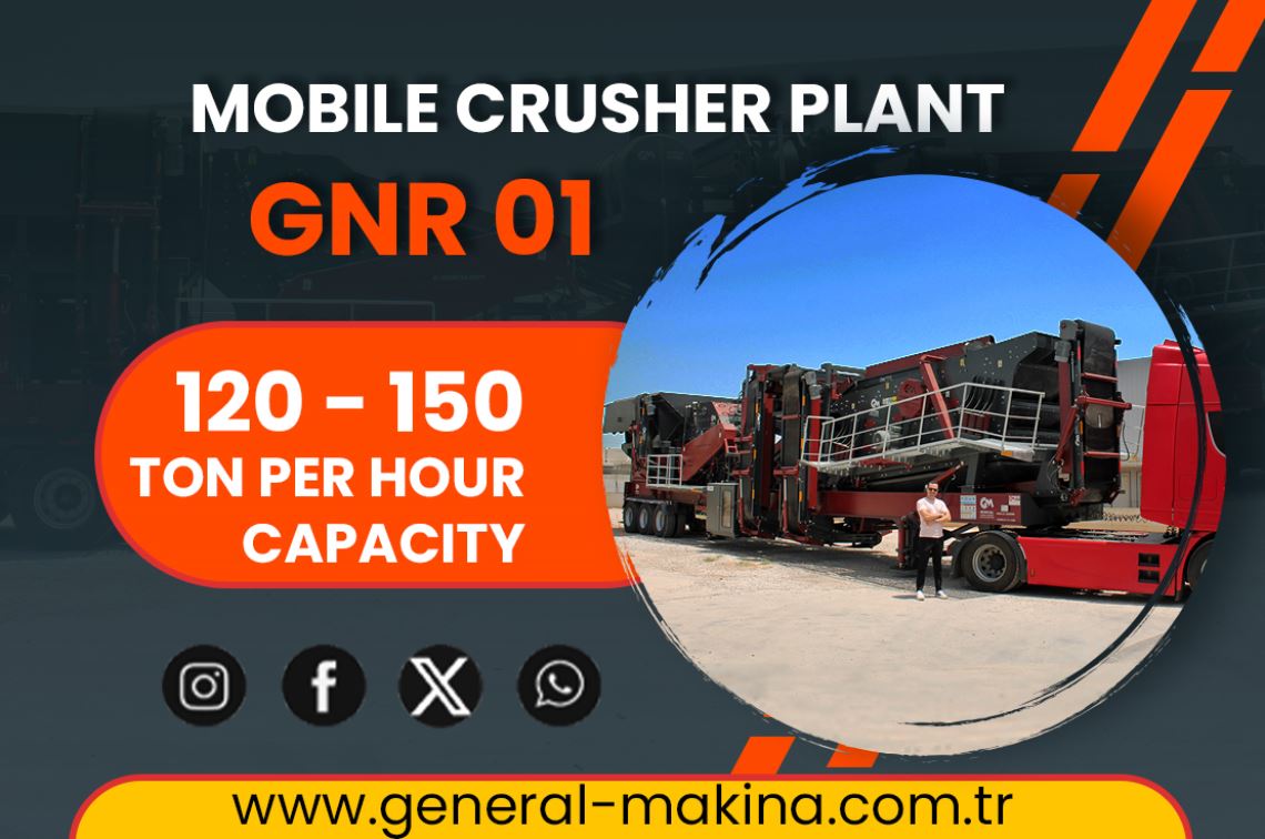 GNR 01 مصنع تكسير وغربلة الحجارة المحمول – الجزائر
