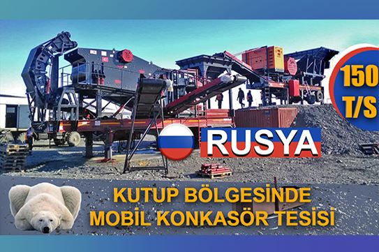 Mobil Çeneli ve Konik Sert Taş Kırma Eleme Tesisi