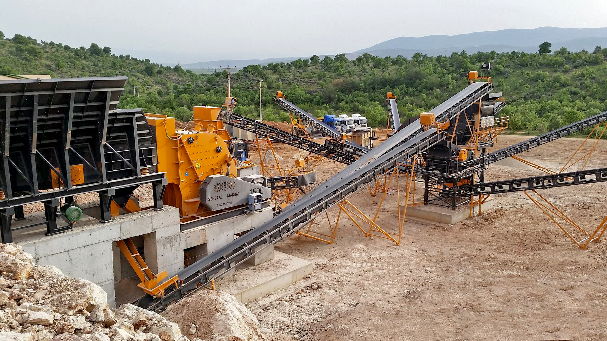 PDK 01 Stationary Crusher and Screening Plant - Manisa/Türkiye