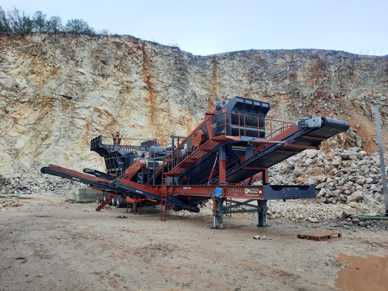 Planta Trituradora Móvil GNR 02 de Serbia