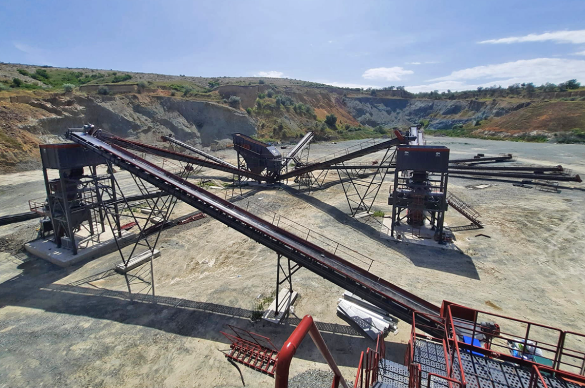 Постројење за дробљење и сечење гранита – Румунија