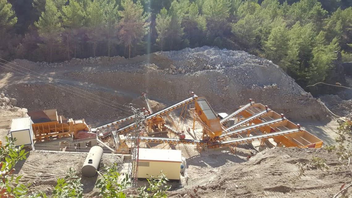 Установка для известняк начала к производству в городе Мугла