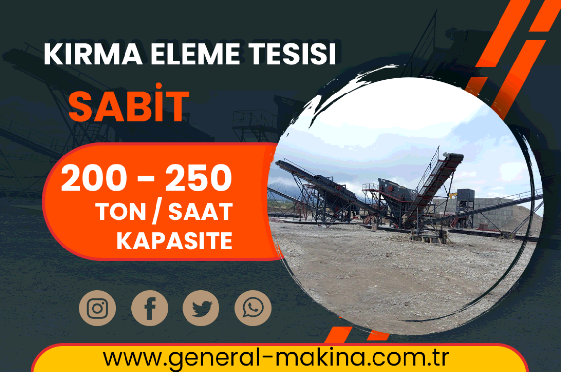 Sabit Kırma Eleme Tesisi Kurulumuna Başladık - Kırgızistan