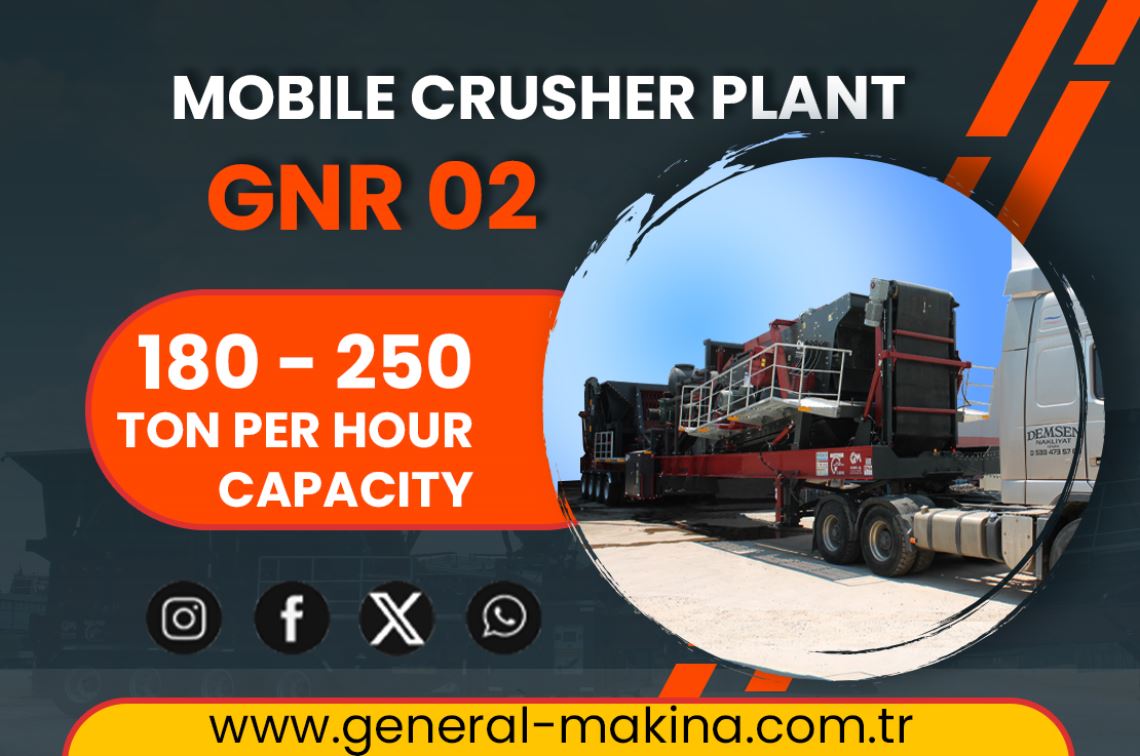 GNR 02 تصدير محطة تكسير وغربلة الحجارة المتنقلة