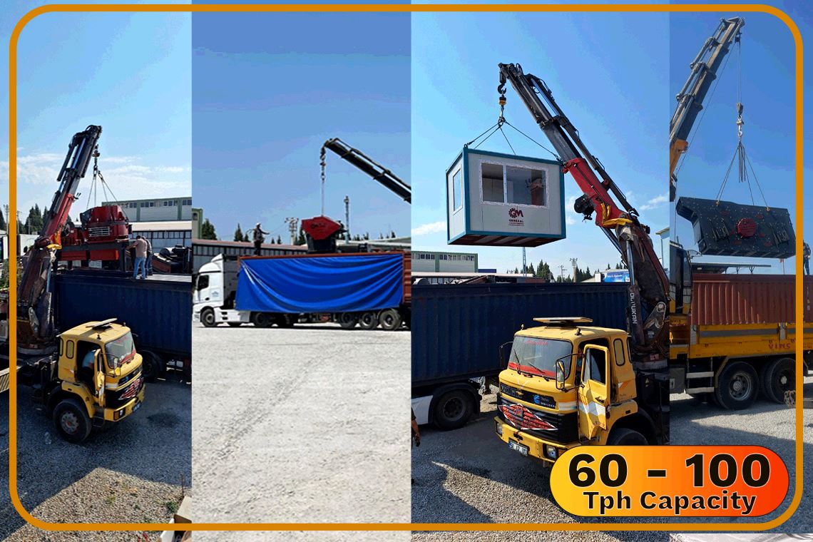 Transportation of Hard Stone Crushing and Screening Plant – Cameroon