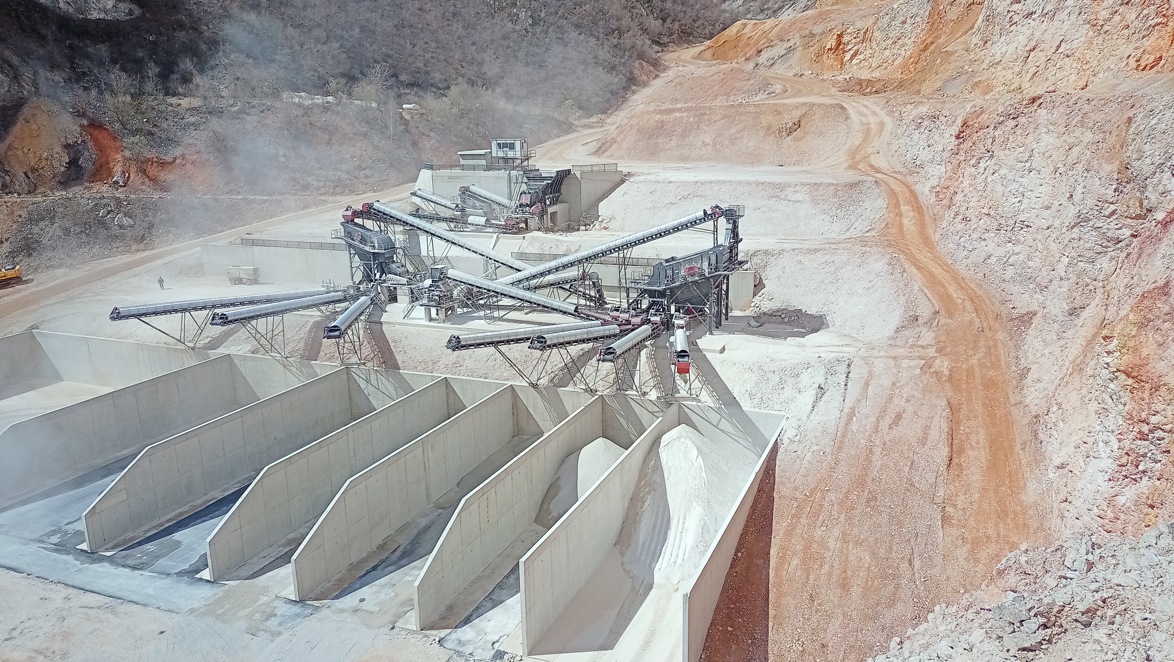 Usine de concassage Stationnaire-Serbie