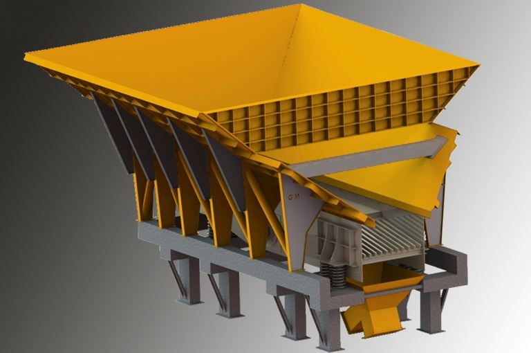 Vibrating Rock Feeder