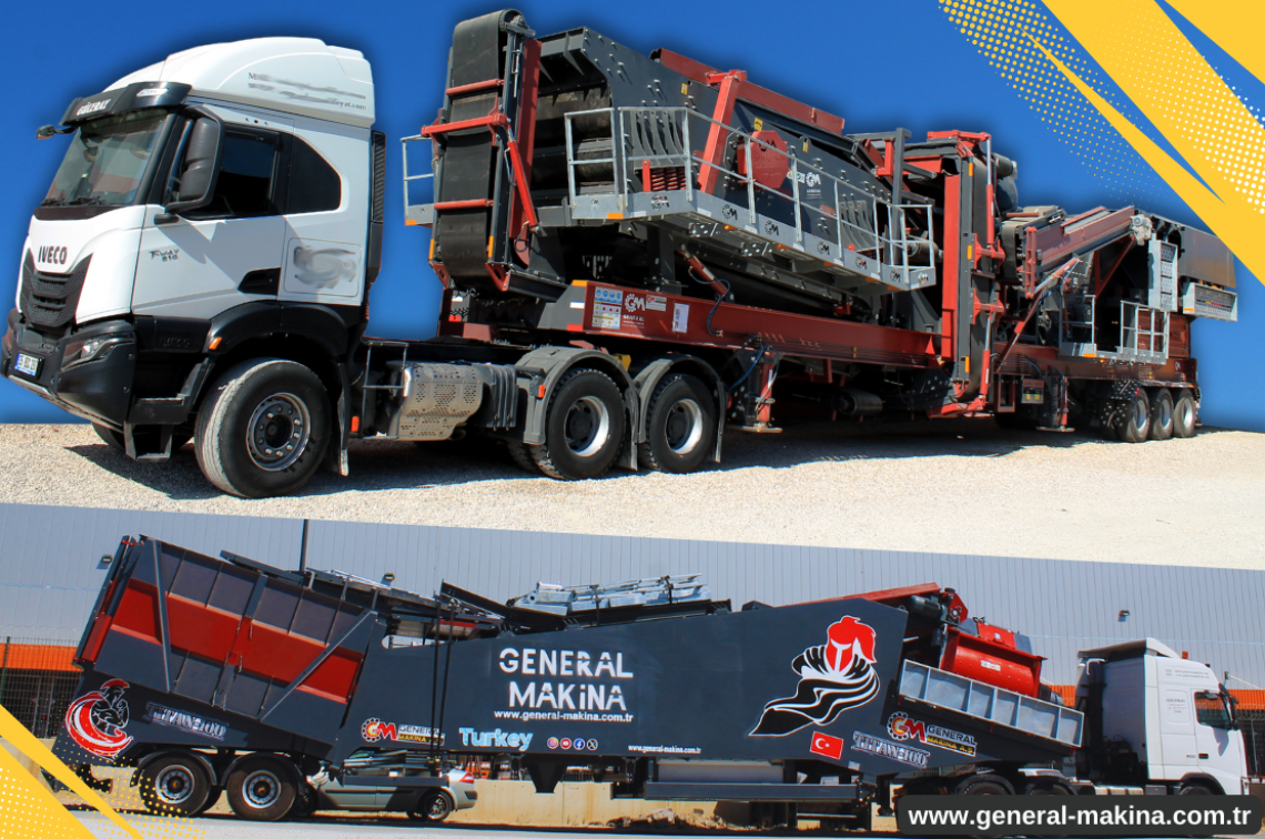 We have completed the export of mobile crushers and concrete batching plants